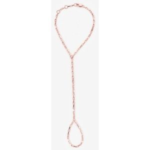 JENNIFER ZEUNER Rose Gold Hand Chain